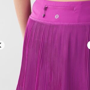 Lululemon Pleat to Street II skirt Ultra Violet size 4 EUC